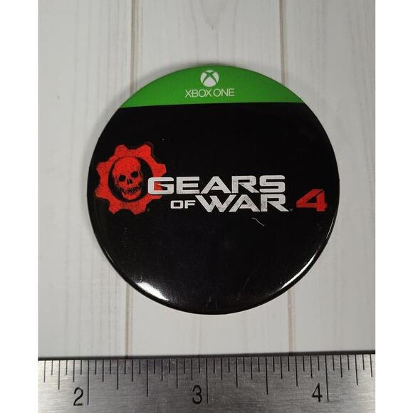 Gears of War 4 Xbox Button Pin for Hat, Lapel, Lanyard, Jacket or Backpack - Picture 1 of 2
